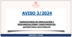AVISO 3 /2024 Servicio Social y Titulación